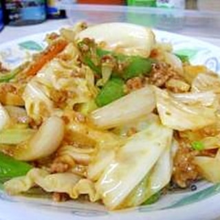 給食の味！麻婆野菜炒め